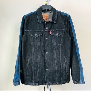 Dope Levi's Jump Shot Track Coach's Trucker Jacket